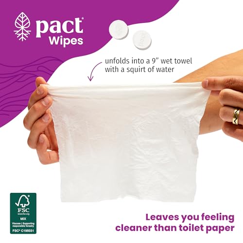PACT Pack Out Kit 6-Pack: Camping Poop Kit with Wipes & Waste Bags