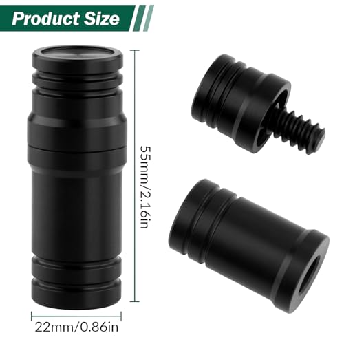 Colaxi 3/8 x 10 Pool Cue Joint Protector Set - Protect Shaft & Joint Threads