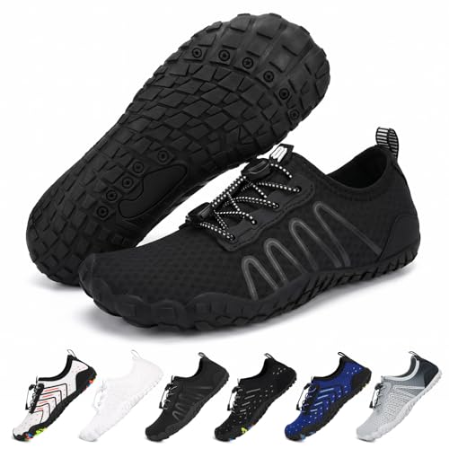 FANGARDEN Barefoot Water Shoes for Women & Men — Wide Toe Box, Quick-Dry, Non-Slip