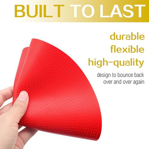 9 Inch Non-Slip Poly Spot Markers Set for Agility Training - 6 Pieces