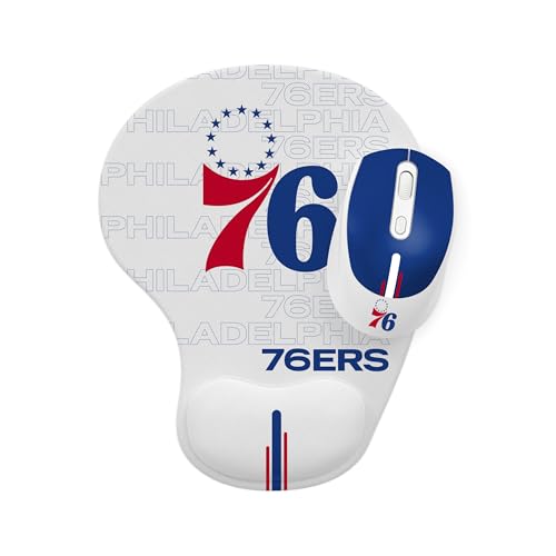 NBA Wireless Mouse and Mouse Pad Combo with Ergonomic Design