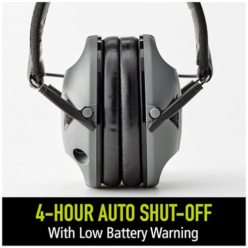 Peltor Sport RangeGuard Electronic Hearing Protector, NRR 21 dB, Ear Protection for the Range, Shooting and Hunting