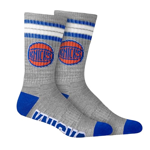 NBA Men's Cushioned Crew Socks - New York Knicks 3 Pack