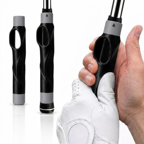 Golf Grip Trainer - Improve Hand Placement for Consistent Shots - Gray