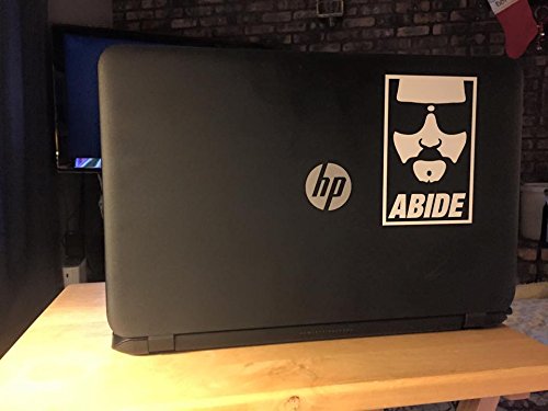 The Dude Abide Precision-Cut Vinyl Decal Sticker - 3.5 x 5.3 Inch