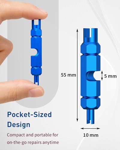 Bike Spoke Wrench Tool Kit with Tire Levers - 3Pcs Set