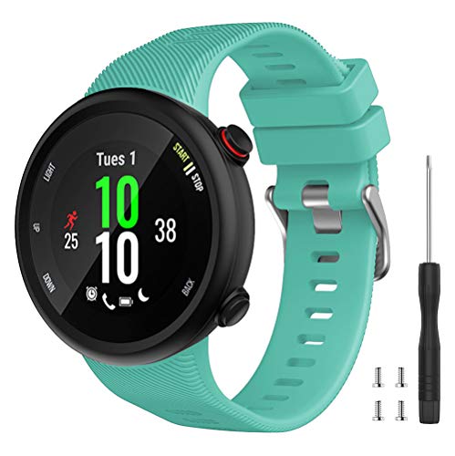 Garmin Forerunner 45S Soft Silicone Sport Replacement Band - Teal