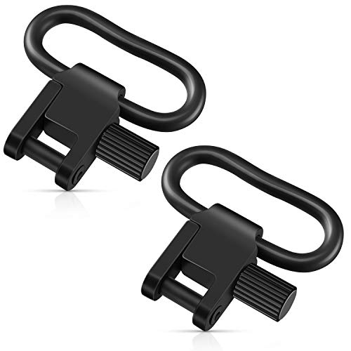 Sling Swivel Mount Adapter - Black, 1.25 Inch, 2-Pack