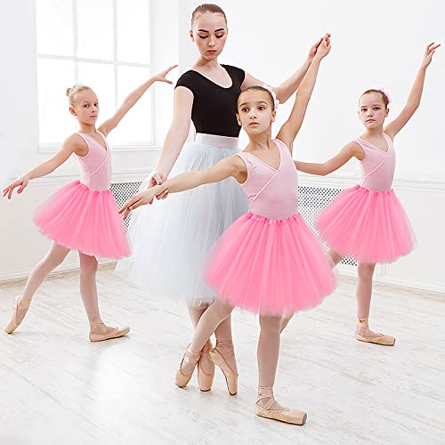 Layered Tutu Skirt for Toddler Girls - Pink Ballet Dance Costume