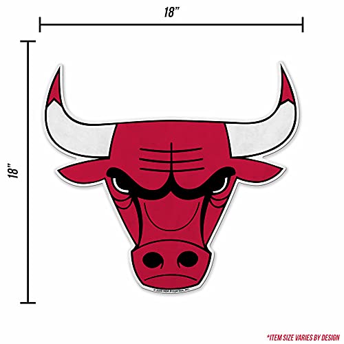 Chicago Bulls Pennant - Die-Cut Soft Felt Wall Decor - 18"