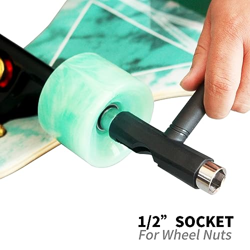 All-in-One Skateboard Tool with T-Type Allen Key and Phillips Wrench
