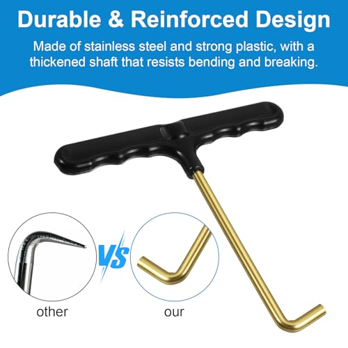 Stainless Steel Skate Lace Tightener & Boot Hook Tool for Ice & Roller Skates