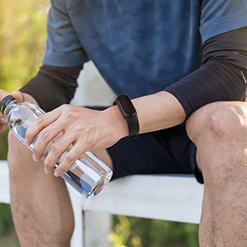 Amazfit Band 5 Replacement Strap - Soft Silicone Sport Band - Black