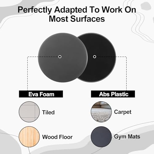 24-Piece Core Sliders Set - Dual-Sided Workout Discs for Home & Gym