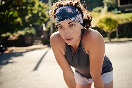 BUFF CoolNet UV Ellipse Headband One Size Blue Kingara Multi UPF50 Sun Protection