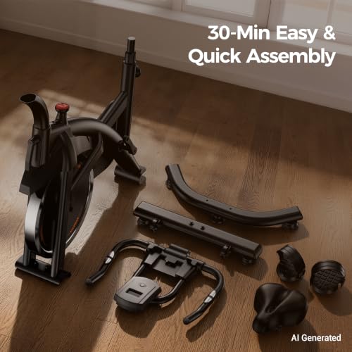 Stationary Exercise Bike with 0-100 Resistance - 300LB Capacity