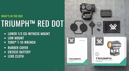2 MOA Red Dot Sight with Motion Activation & Multi-Height Mount