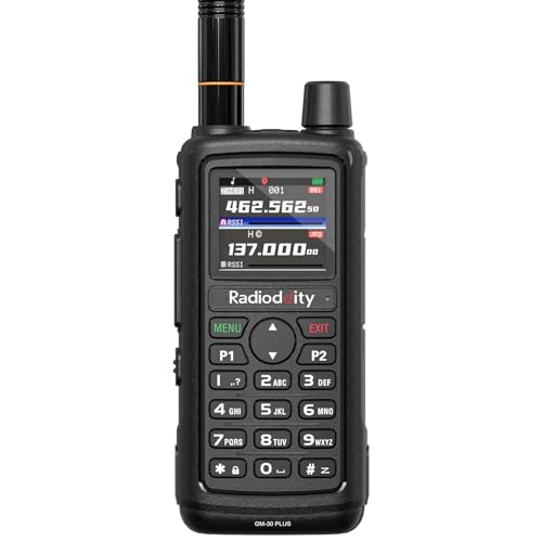Radioddity GM-30 Plus GMRS Handheld Radio Pack 1 | GPS, 1000 Channels, 2500mAh USB-C