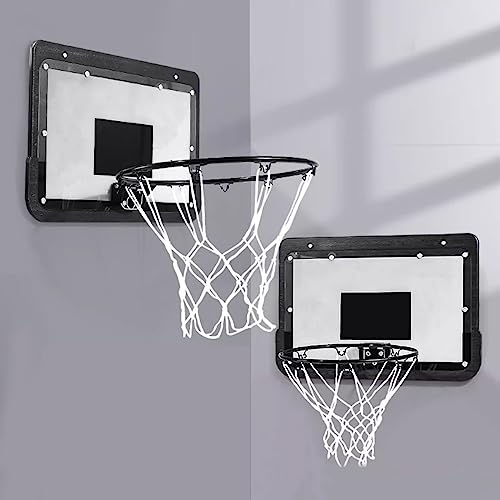 Basketball Net Replacement - 8 Pcs Mini Nylon for 8-10.25" Rims - White