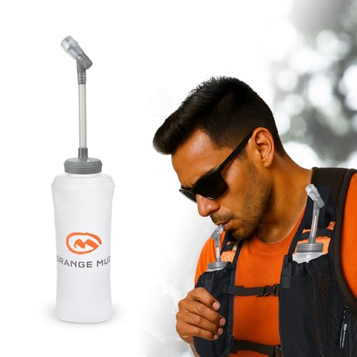 Orange Mud UltraFlask 500ml Soft Bottle – 17oz Hydration Flask for Running