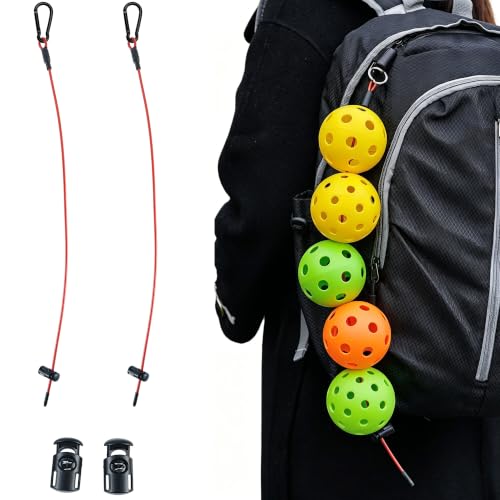 Stainless Steel Pickleball Ball Storage Cable - Set of 2