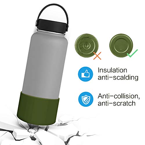 Silicone Boot Sleeve for 12-24oz Hydro & Stanle Tumblers - Army Green