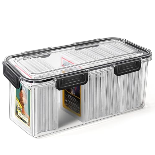 Tutata Graded Card Storage Box Fits PSA BGS SGC - Clear Collectible Trading Card Case