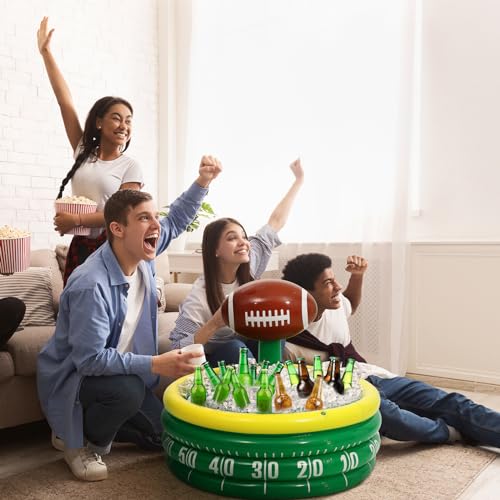 Bencailor Rugby Inflatable Cooler – Large Party Drink Cooler, Dark Green