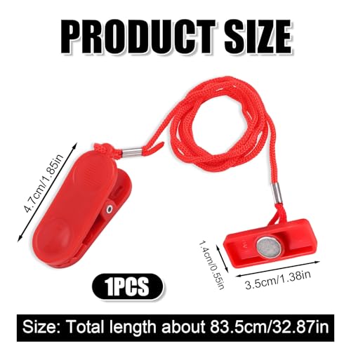 Universal Treadmill Safety Key - Style A Replacement Accessory