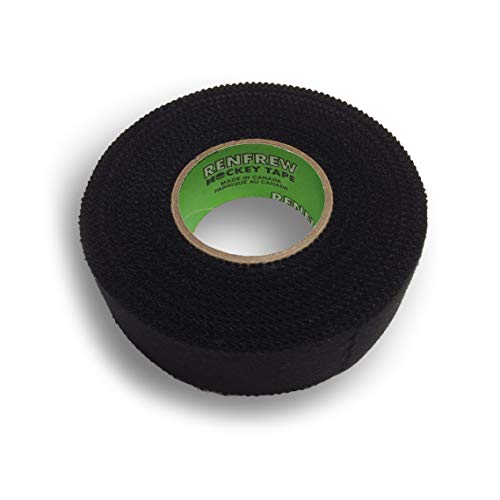 Renfrew Pro-Blade XT Hockey Tape 1" Black Cloth Stick Tape 18m