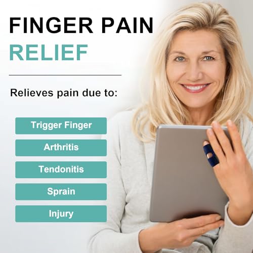 Small Trigger Finger Splint - 2 Pack for Pinkie Finger - Blue
