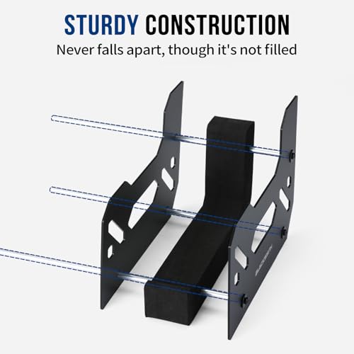 BlackSmith 8-Slot Foam Gun Rack for Safe, Pistol & Revolver Storage, Impact-Resistant