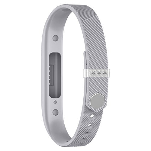 Replacement Silicone Bracelet Band for Flex 2 Watch - Large Gray
