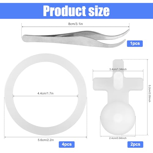 Replacement Bottle Seal Ring & Stopper Set - 6 Pieces