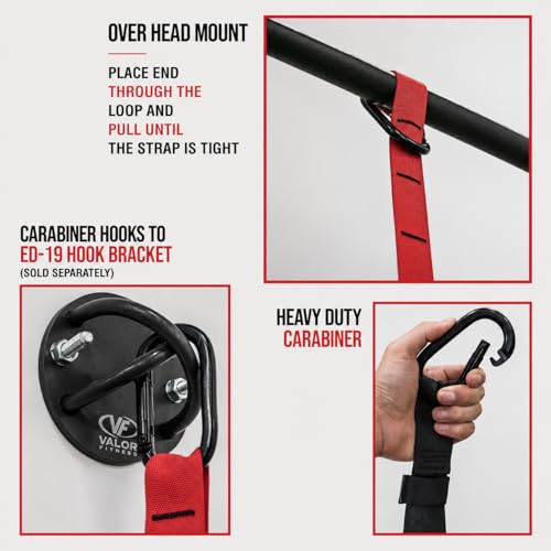 Full Body Suspension Training Straps - 14 Adjustable Lengths, Portable
