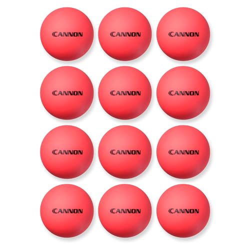 High-Bounce Handballs 12 Pack - Durable Rubber Balls for Play - Red