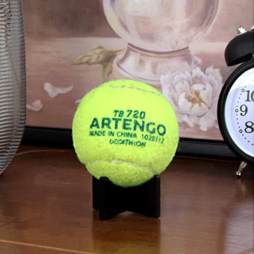 Acrylic Baseball Holder Display Stand - 1.97x1.1 inch, Black