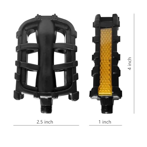 Kids Bike Pedals - 1/2 Inch Replacement for 12-18 Inch Bikes