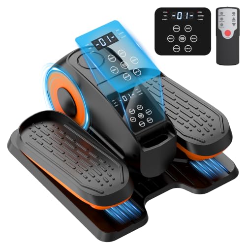 Under Desk Elliptical Machine - Portable Electric Exerciser with Remote Control