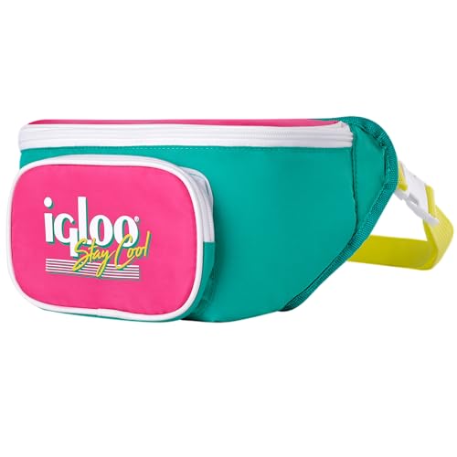 Insulated Fanny Pack Cooler - Retro Crossbody Bag for Travel