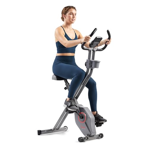 Foldable Magnetic X-Bike for Low-Impact Workouts - Grey