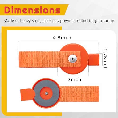 Relaxweex Orange Magnetic Surge Brake Lockout Key for UFP Trailers - Pack of 1
