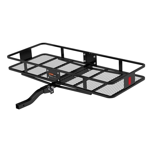 Folding Hitch Cargo Carrier - 60" x 24", 500 lb Capacity