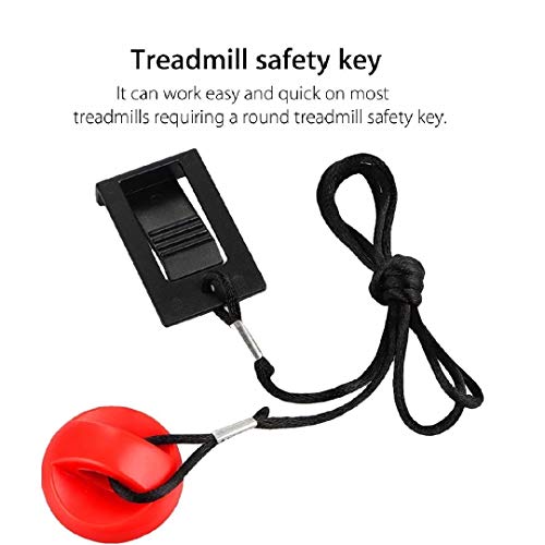 Universal Magnetic Treadmill Safety Key - Replacement Fitness Stop Switch