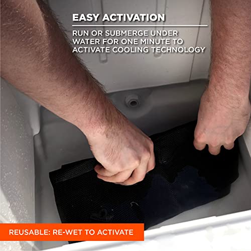 Cooling Towel - Long Lasting Relief, Gray 29.5" x 13"