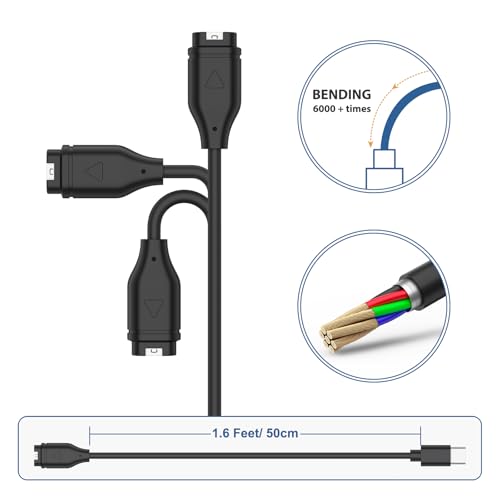 USB C Charger for Garmin Watch - 1.64FT Charging Cable - 50CM