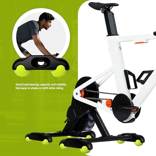 Indoor Cycling Rocker Feet with Tennis Balls for Wahoo Kickr Core 2