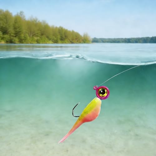 20/40Pcs Crappie Jig Heads for Bass, Perch 1/32-1/8oz
