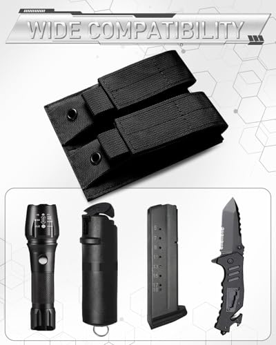 ELVO Pistol Magazine Holster, Double 9mm Mag Pouch
