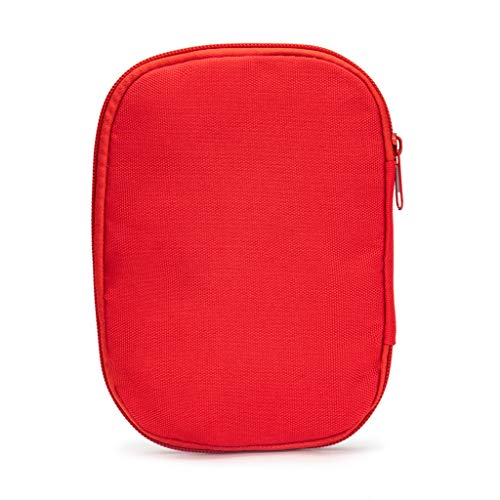 Compact Empty First Aid Bag with Section Dividers - 7x5 inch